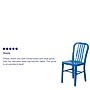 Flash Furniture Metal Indoor-Outdoor Chair, Blue (CH-61200-18-BL-GG)~#|#~sp144473220_sc7