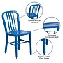 Flash Furniture Metal Indoor-Outdoor Chair, Blue (CH-61200-18-BL-GG)~#|#~sp144473221_sc7