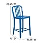 Flash Furniture Colorful Restaurant Counter Height Stool with Back, Blue (CH6120024BL)~#|#~sp144473230_sc7