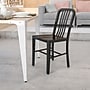 Flash Furniture Black Indoor Outdoor Chairs (CH6120018BK)~#|#~sp144473279_sc7