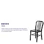 Flash Furniture Black Indoor Outdoor Chairs (CH6120018BK)~#|#~sp144473281_sc7