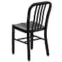 Flash Furniture Black Indoor Outdoor Chairs (CH6120018BK)~#|#~sp144473285_sc7