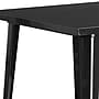 Flash Furniture Nolan Commercial Grade Square Metal Indoor-Outdoor Bar Height Table, Black (CH5104040BK)~#|#~sp144473553_sc7