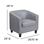 Flash Furniture Faux Leather Guest Chair, Gray (BT873GY)~#|#~sp144474013_sc7