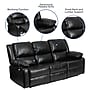 Flash Furniture Harmony Series 77" LeatherSoft Sofa with Two Built-In Recliners, Black (BT70597SOF)~#|#~sp144474469_sc7