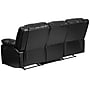 Flash Furniture Harmony Series 77" LeatherSoft Sofa with Two Built-In Recliners, Black (BT70597SOF)~#|#~sp144474471_sc7