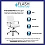 Flash Furniture Whitney Ergonomic LeatherSoft Swivel Mid-Back Executive Office Chair, White/Chrome (GO2286MWH)~#|#~sp144474501_sc7