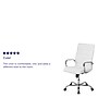 Flash Furniture Whitney Ergonomic LeatherSoft Swivel High Back Executive Office Chair, White/Chrome (GO2286HWH)~#|#~sp144474522_sc7