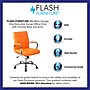 Flash Furniture Vivian Vinyl Swivel Mid-Back Executive Office Chair, Orange (GO2240ORG)~#|#~sp144474553_sc7