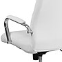 Flash Furniture Whitney Ergonomic LeatherSoft Swivel High Back Executive Office Chair, White/Chrome (GO2286HWH)~#|#~sp144474627_sc7