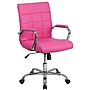 Flash Furniture Vivian Vinyl Swivel Mid-Back Executive Office Chair, Pink (GO2240PK)~#|#~sp144474648_sc7