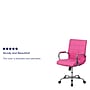 Flash Furniture Vivian Vinyl Swivel Mid-Back Executive Office Chair, Pink (GO2240PK)~#|#~sp144474653_sc7