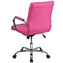 Flash Furniture Vivian Vinyl Swivel Mid-Back Executive Office Chair, Pink (GO2240PK)~#|#~sp144474657_sc7