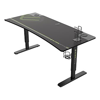 Eureka Ergonomic 63" Computer Gaming Desk, Black (GD0066-BK)