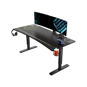 Eureka Ergonomic 63" Computer Gaming Desk, Black (GD0066-BK)