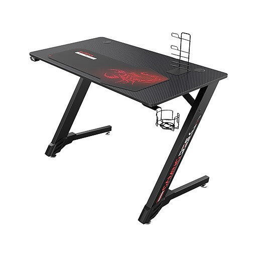 Eureka Ergonomic 43" Computer Gaming Desk, Black (GD0038BK) Staples
