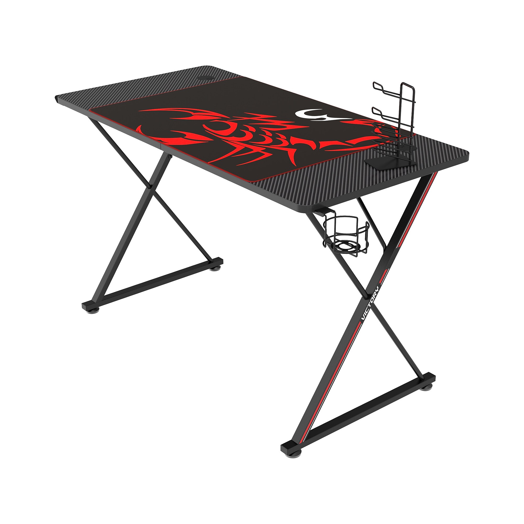 Eureka Ergonomic 47″ Computer Gaming Desk, Black (GD0072-BK) Simolary simolary.com