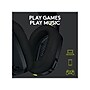 Logitech G435 LIGHTSPEED Bluetooth Over-the-Ear Gaming Headset, Black (981-001049)~#|#~sp144475226_sc7