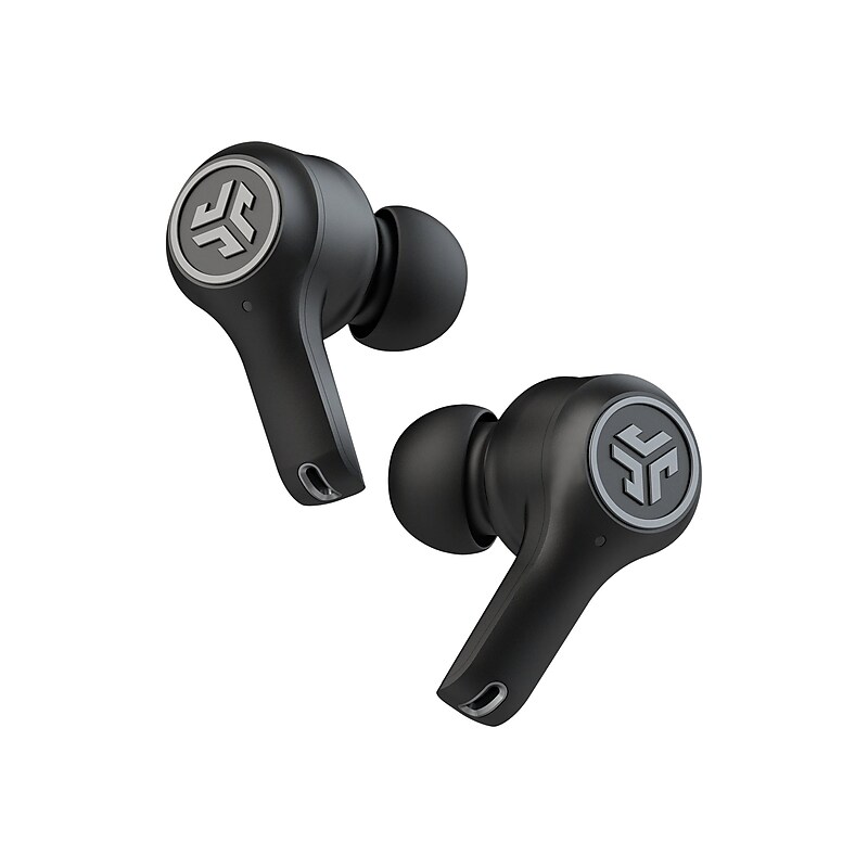 JLab Epic Air ANC Wireless Active Noise Canceling Earbuds Headphones, Bluetooth, Black (EBJBUDSAIRANCRBLK82) image 1