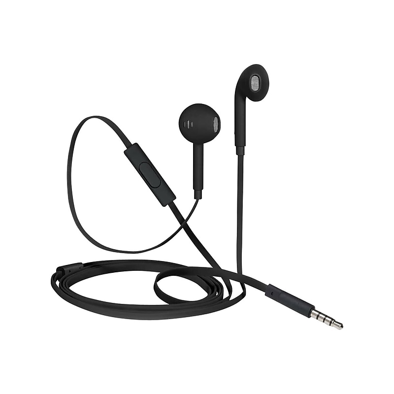 iStore Classic Fit Stereo Phone Earbuds Black (AEH03611CAI) image 1