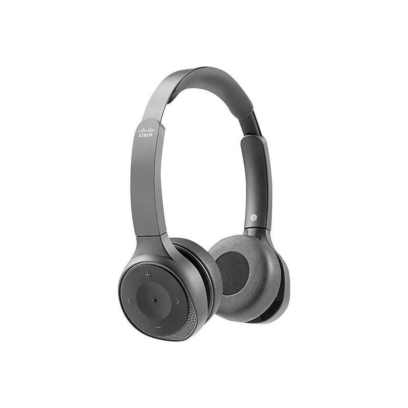 Cisco Headset Noise Canceling Bluetooth On Ear Phone & Computer Carbon Black (HS-WL-730-BUNA-C) image 1