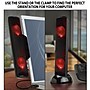GOgroove SonaVERSE Clip-on USB-A Stereo Speaker with LEDs, Red (GGSVUSB200RDWS)~#|#~sp144568143_sc7