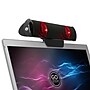 GOgroove SonaVERSE Clip-on USB-A Stereo Speaker with LEDs, Red (GGSVUSB200RDWS)~#|#~sp144568144_sc7