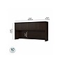 Bush Business Furniture Studio C 72"W Desk Hutch, Black Walnut (SCH172BW)~#|#~sp144570327_sc7