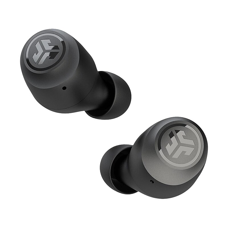 JLab GO Air POP Wireless Earbuds Headphones, Bluetooth, Black (EBGAIRPOPRBLK124) image 1