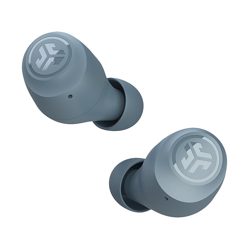 JLab GO Air POP Wireless Earbuds Headphones, Bluetooth, Slate (EBGAIRPOPRSLT124) image 1