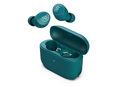 JLab GO Air POP Wireless Earbuds Headphones, Bluetooth, Teal (EBGAIRPOPRTEL124) Sansujyuku sansujyuku.com