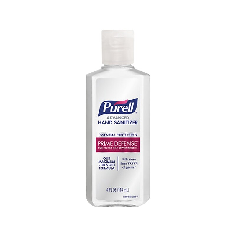 PURELL Prime Defense 85% Alcohol Liquid Hand Sanitizer, Clean Scent, 4 Oz. (3199-12-CMR) image 1
