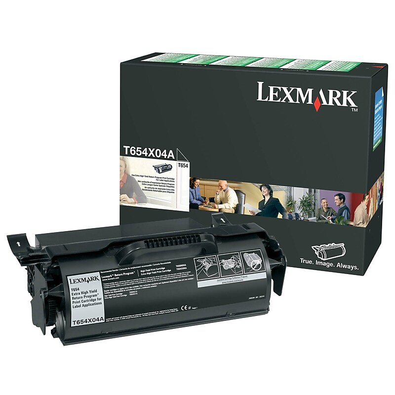 Lexmark T654 Black Extra High Yield Toner Cartridge image 1