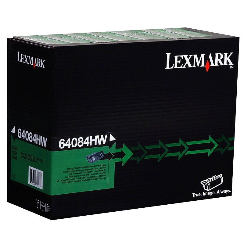 Lexmark 64084HW Black High Yield Toner Cartridge image 1