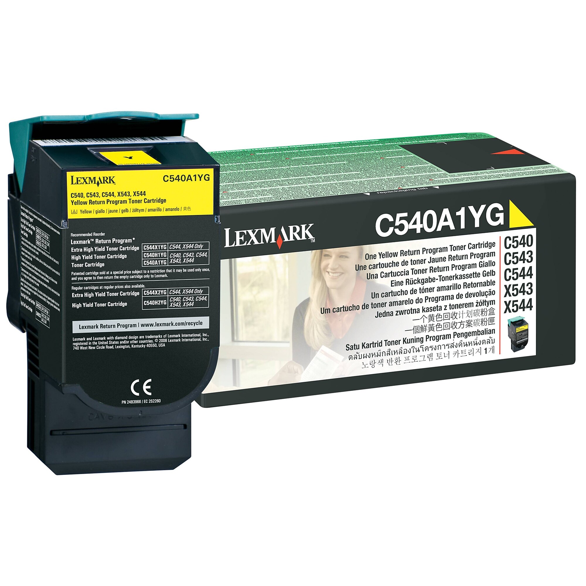 Lexmark C540 Yellow Standard Yield Toner Cartridge Sansujyuku sansujyuku.com