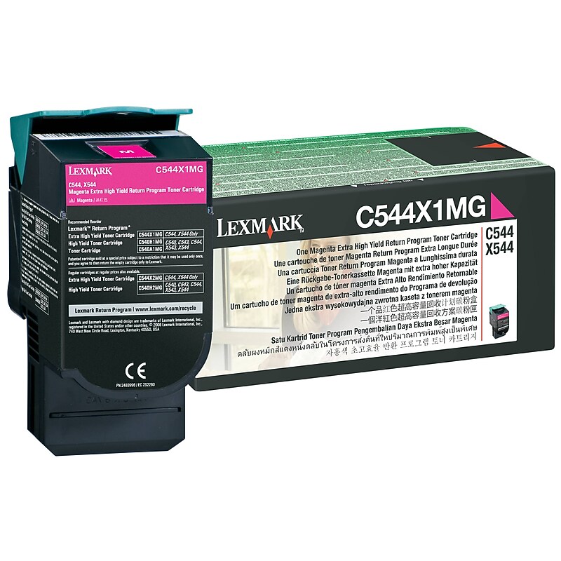 Lexmark C544 Magenta Extra High Yield Toner Cartridge image 1