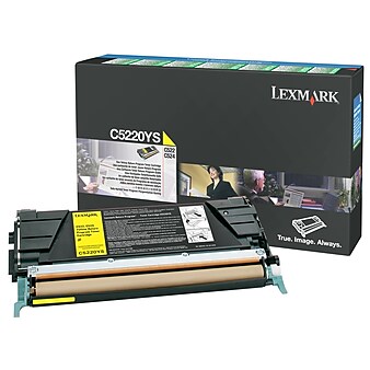 Lexmark C5220YS Yellow Standard Yield Toner Cartridge