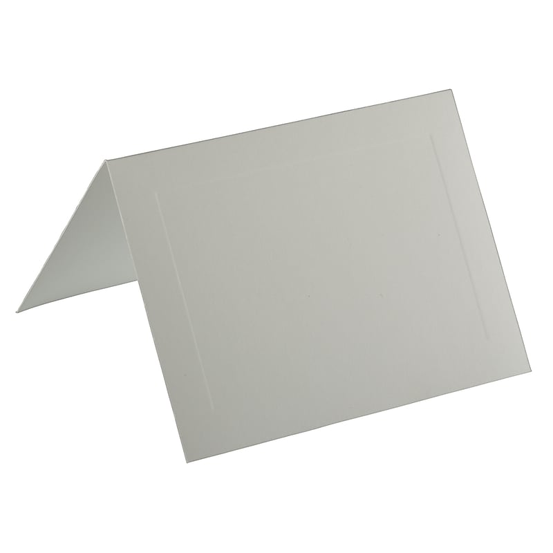 JAM Paper Smooth Formal Notecards, White Panel, 100/Pack (309927) image 1