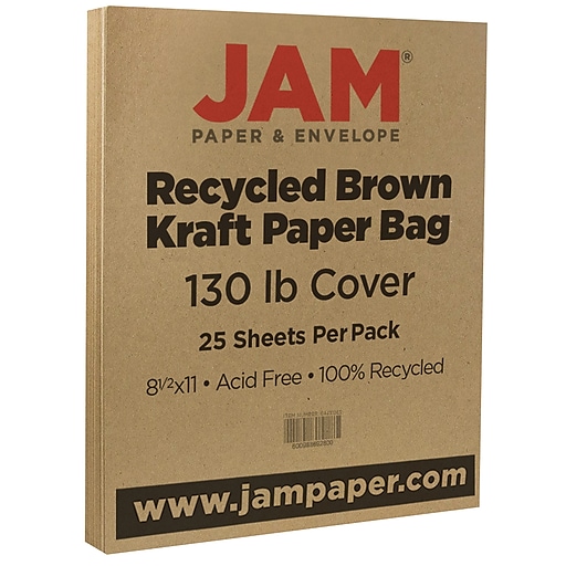 JAM Paper Extra Heavyweight Cardstock Paper, 130 lbs., 8.5