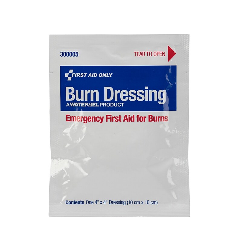 First Aid Only Water-Jel Burn Dressing, 4"x4" (730020) image 1
