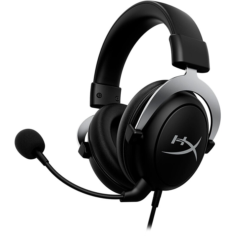 HyperX Cloud HHSC2-CG-SL/G Wired Over-the-Head Gaming Headset, Black image 1