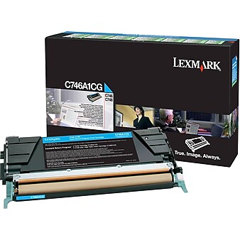 Lexmark C746 Cyan Standard Yield Toner Cartridge