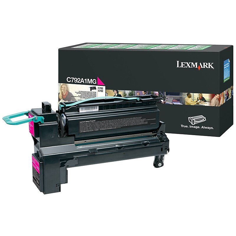 Lexmark C792A1MG Magenta Standard Yield Toner Cartridge image 1