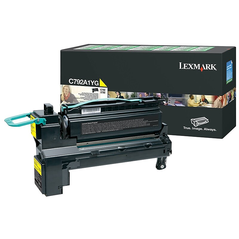 Lexmark C792A1YG Yellow Standard Yield Toner Cartridge image 1