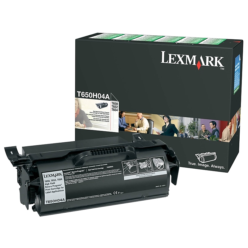 Lexmark T65 Black High Yield Toner Cartridge image 1
