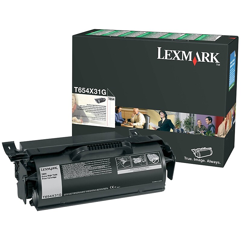 Lexmark 654 Black Extra High Yield Toner Cartridge image 1