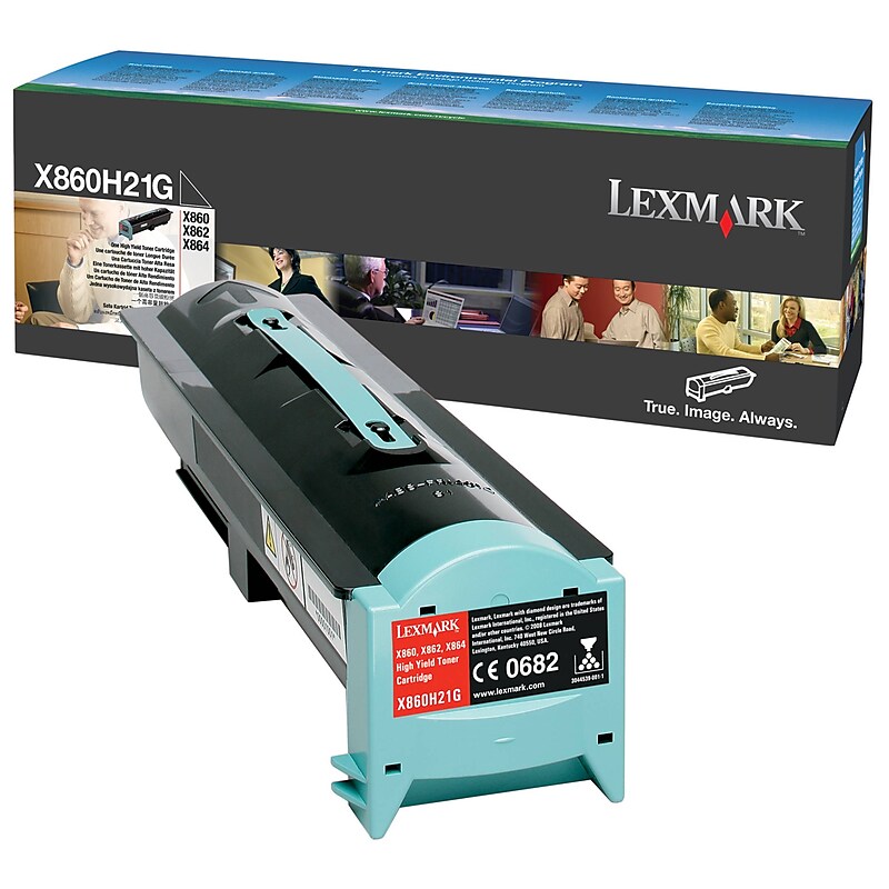 Lexmark X860H21G Black High Yield Toner Cartridge image 1