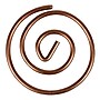 JAM Paper Circular Small Paper Clips, Rose Gold, 2 Packs of 50 (21832061B)~#|#~sp145003466_sc7