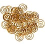 JAM Paper Circular Small Paper Clips, Gold, 2 Packs of 50 (21832062B)~#|#~sp145003475_sc7