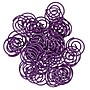 JAM Paper Colored Circular Paper Clips, Round Paperclips, Purple, 2 Packs of 50 (2187137B)~#|#~sp145003480_sc7